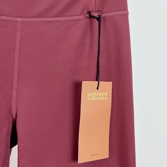 NWT Girlfriend Collective Float High Rise Leggings 7/8 in Fig - Picture 8 of 9